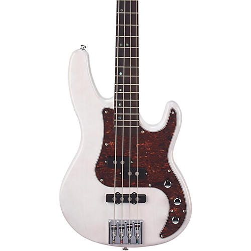 Mitchell TB500 Traditional Bass Guitar Transparent White Blonde