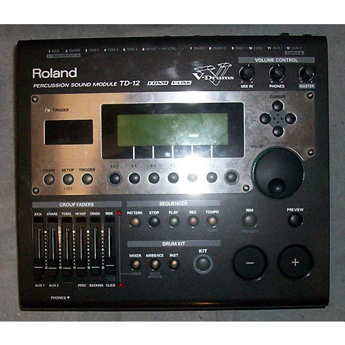 Used Roland TD12 Module Electric Drum Module Guitar Center
