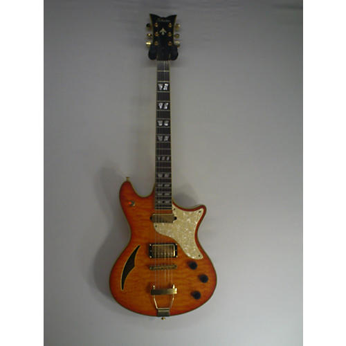 Used Schecter Guitar Research TSH1 Hollow Body Electric Guitar Trans