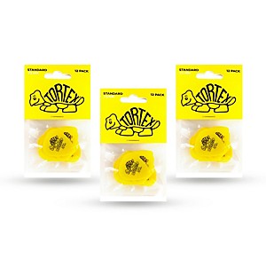 Dunlop Tortex Standard Guitar Picks .73mm 3 Dozen by Dunlop