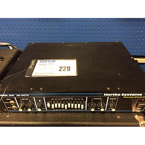 Used Hartke Transient Attack 3500 Bass Amp Head Guitar Center