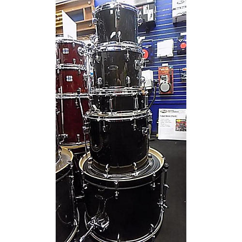 Used SPL UNITY BIRCH Drum Kit BLACK SPARKLE Guitar Center