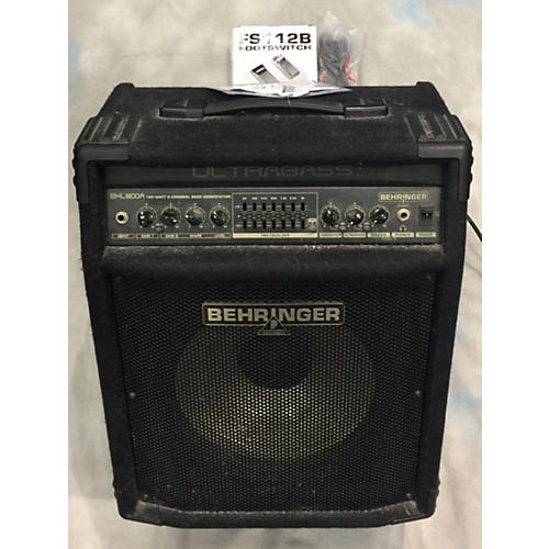 Used Behringer Ultrabass Bxl1800a 180w 1x12 Bass Combo Amp Guitar Center