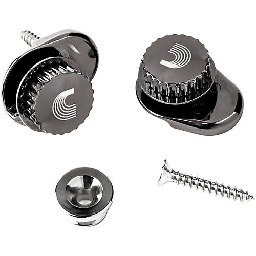 D'Addario Waves Universal Strap Lock System Nickel Finish