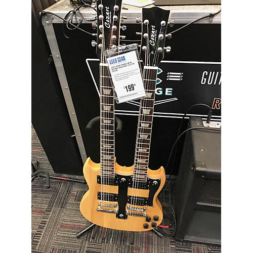 Used Cozart Double Neck Natural Solid Body Electric Guitar Guitar Center