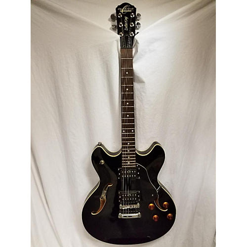Used Oscar Schmidt By Washburn Delta King Black Hollow Body Electric