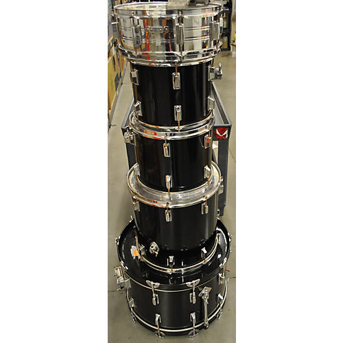Used Royce 5 piece D605 Black Drum Kit Guitar Center