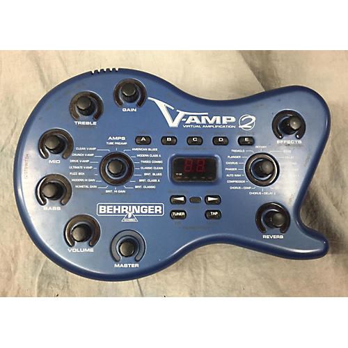 Used Behringer VAmp 2 Guitar Effect Processor Blue Guitar Center