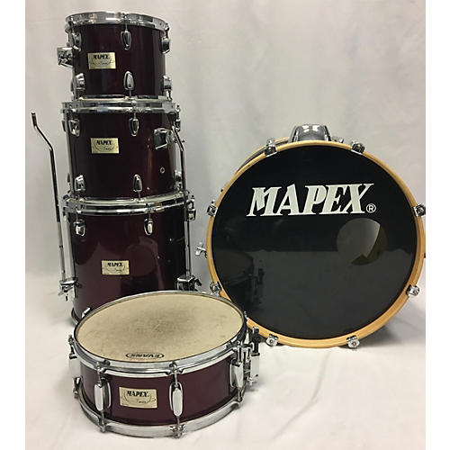 Used Mapex V Series Drum Kit Wine Red Guitar Center