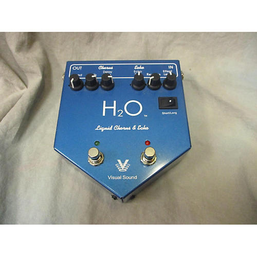 Used Visual Sound V2H2O V2 H2O Liquid Chorus Echo Effect Processor