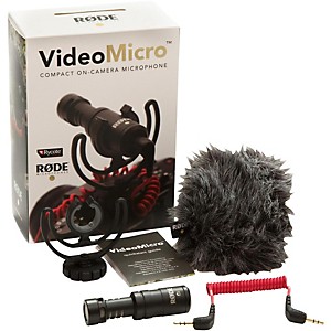 Rode Microphones VideoMicro Compact Directional On-Camera Microphone by Rode Microphones