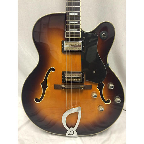 Used DeArmond X155 Hollow Body Electric Guitar Sunburst Guitar Center