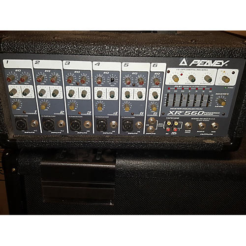 Used Peavey XR 560 Powered Mixer Guitar Center