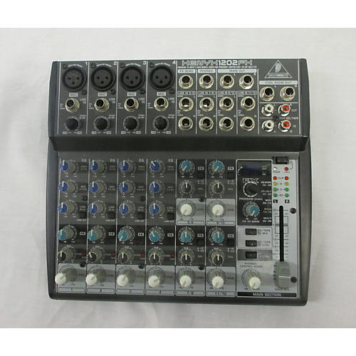 Used Behringer Xenyx 1202FX Unpowered Mixer Guitar Center