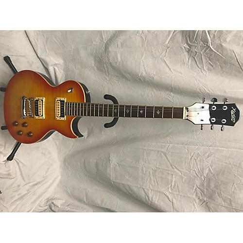 Used Xaviere Xv500 Solid Body Electric Guitar 2 Tone Sunburst Guitar