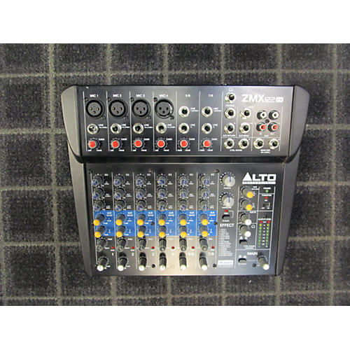 Used Alto ZMX122FX 8Channel Unpowered Mixer Guitar Center