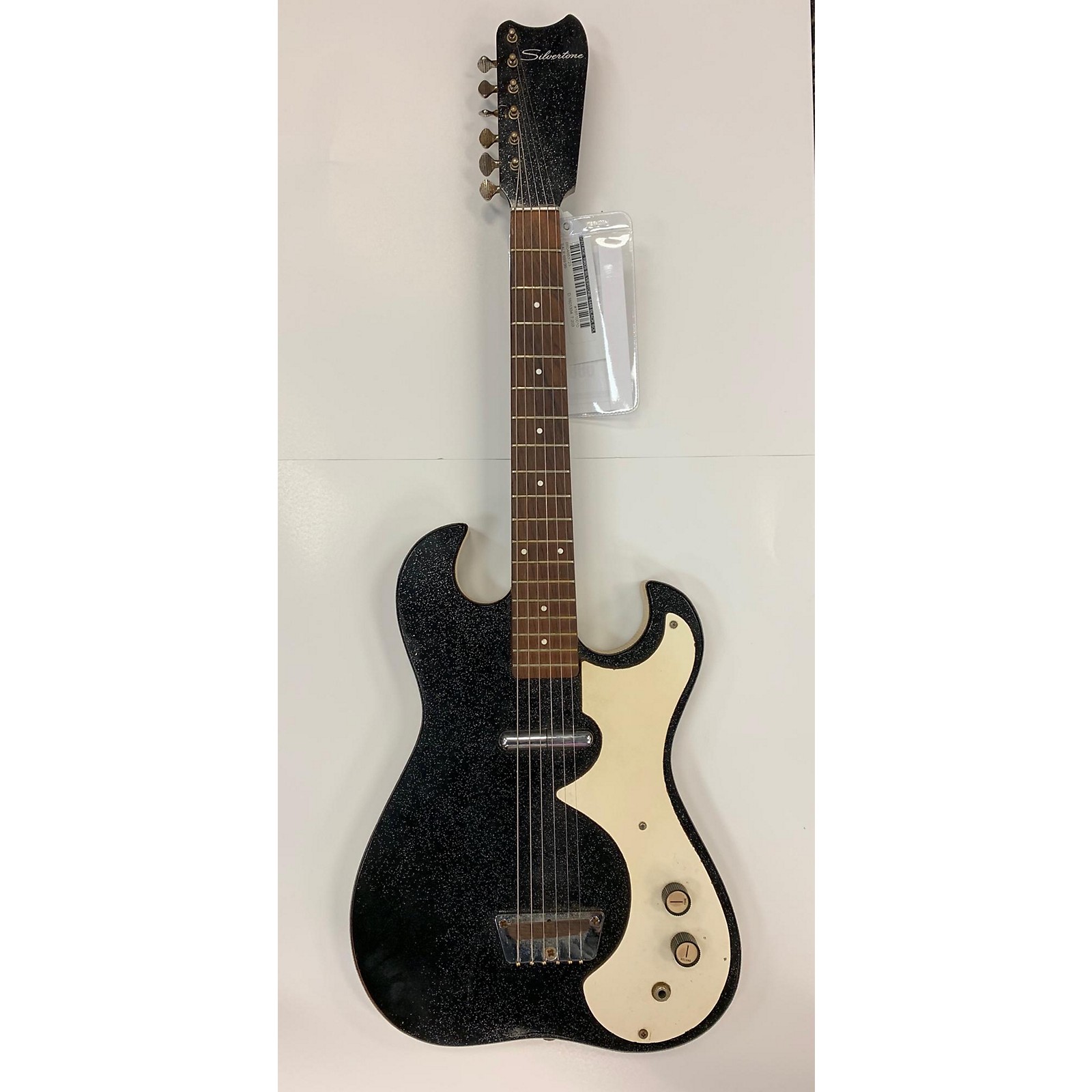 Silvertone Vintage Guitar Electric
 - Vintage Silvertone 1960s 1448 Solid Body Electric Guitar Black Guitar Center