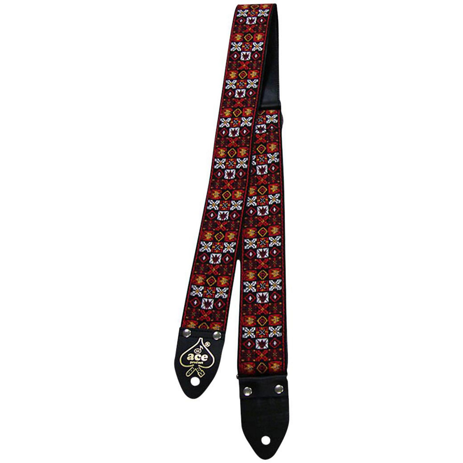 NEW D/'Andrea Ace Vintage Style Hendrix Xs and Os Guitar Strap