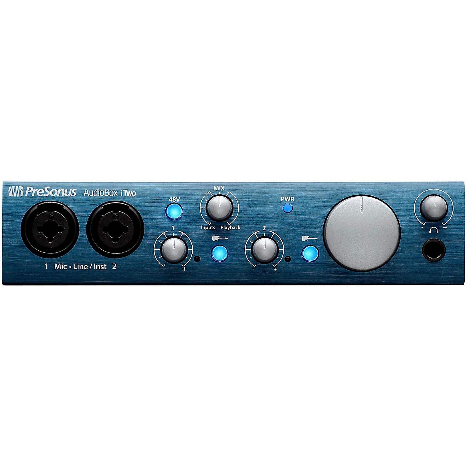 PreSonus AudioBox iTwo 2x2 USB//iPad Recording System with Novation Launchpad Mini MK2 Ableton Live Controller Samson Microphone Xpix Mic Stand and Premium Bundle