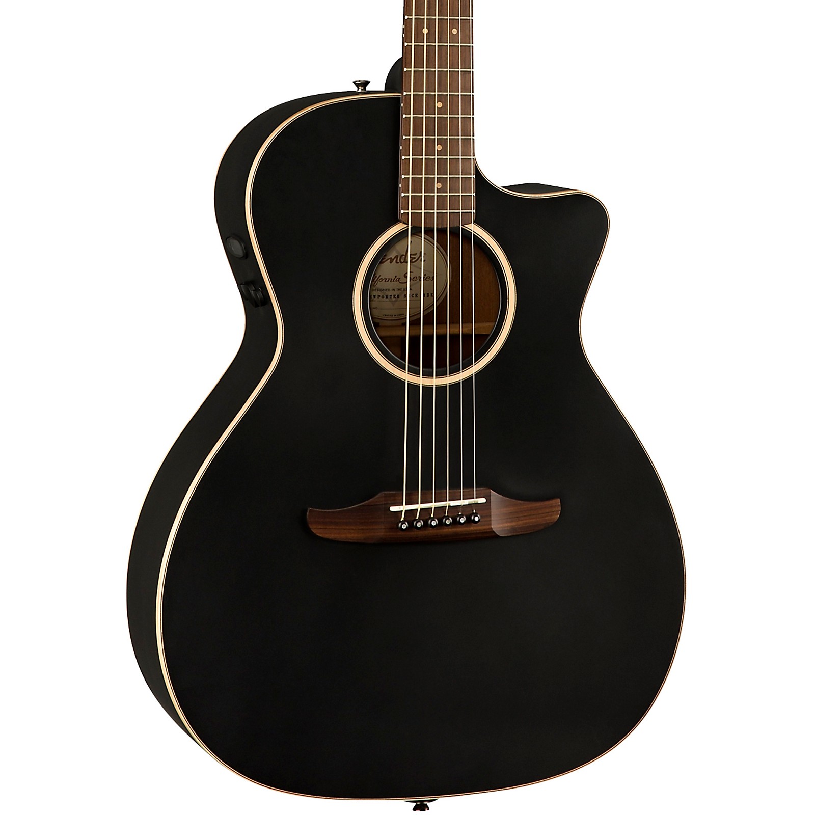 matt black acoustic guitar