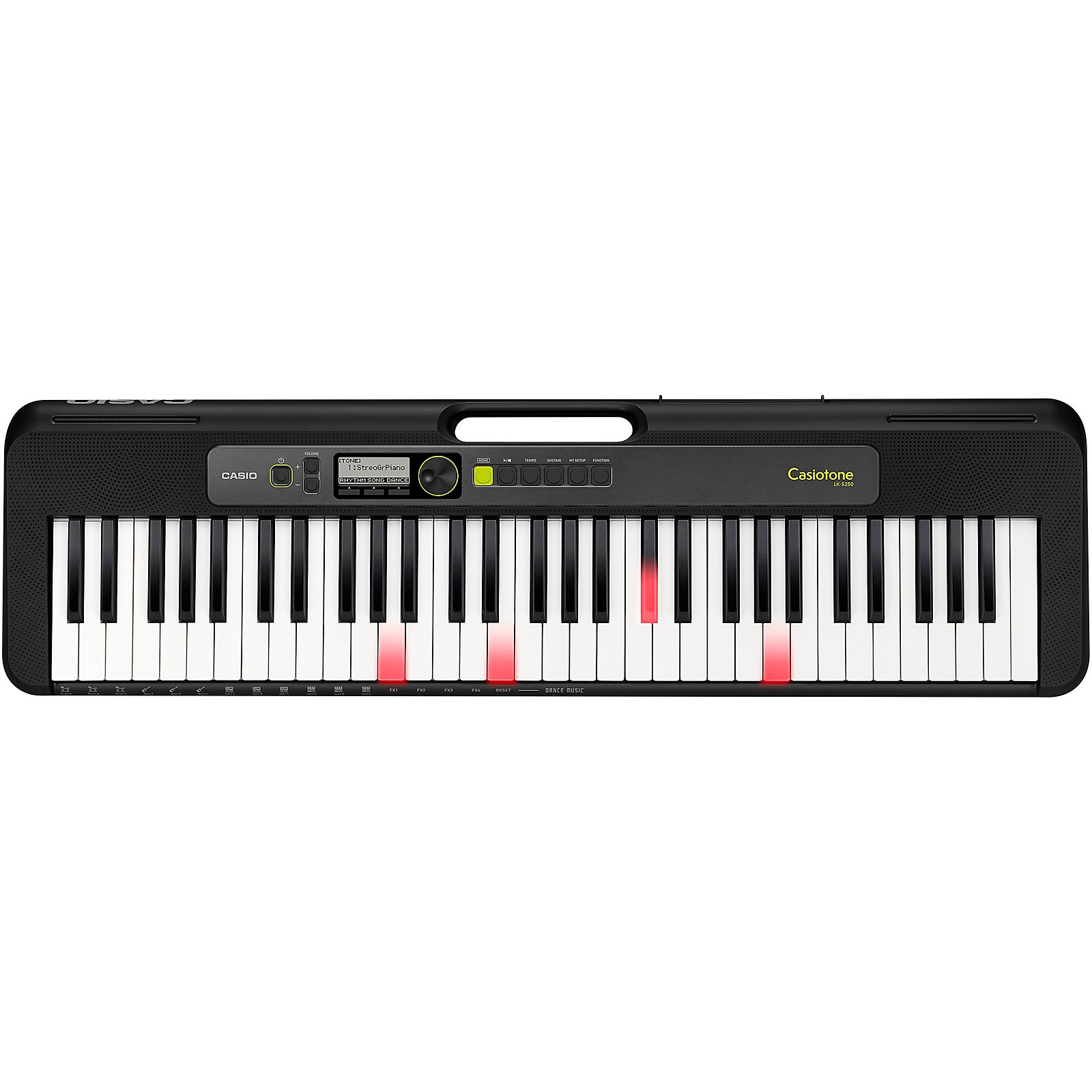 Casio Casiotone Lk S250 Lighted 61 Key Digital Keyboard Black Guitar Center