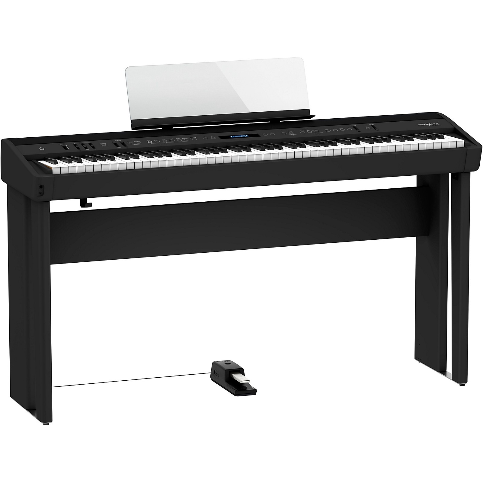 Roland Fp 90x Digital Piano With Matching Stand And Dp 10 Pedal Guitar Center