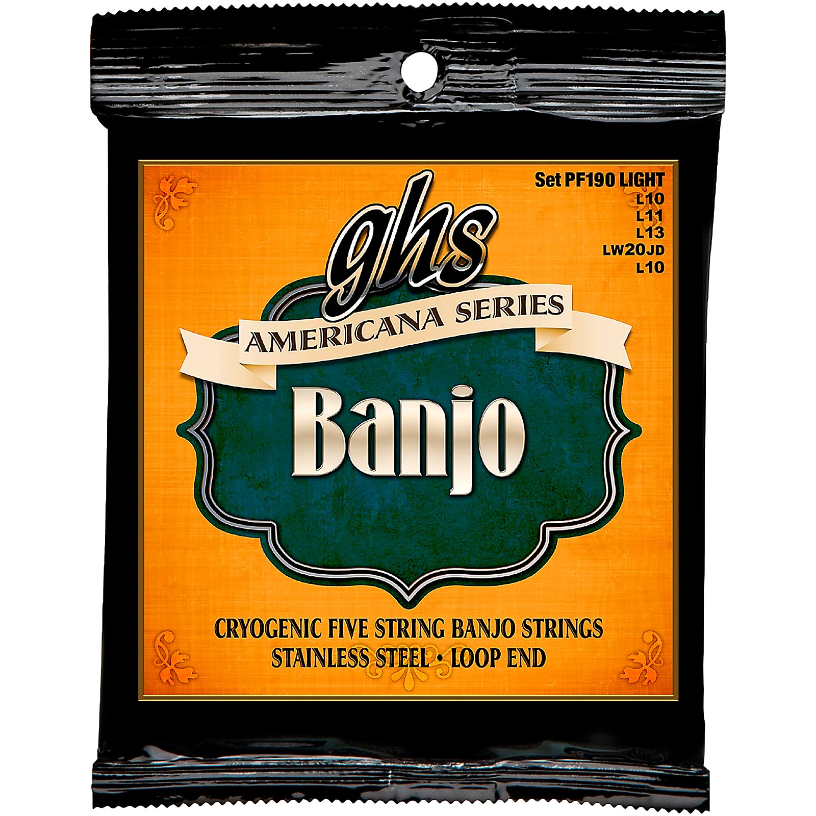 GHS Sonny Osborne Signature Banjo Strings Medium Light