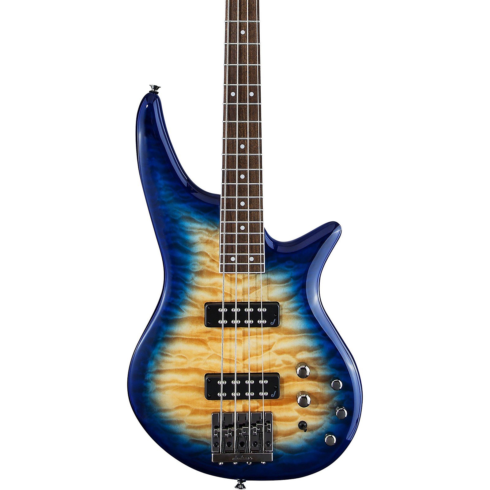 Jackson Js Series Spectra Bass Js3q Amber Blue Burst Guitar Center