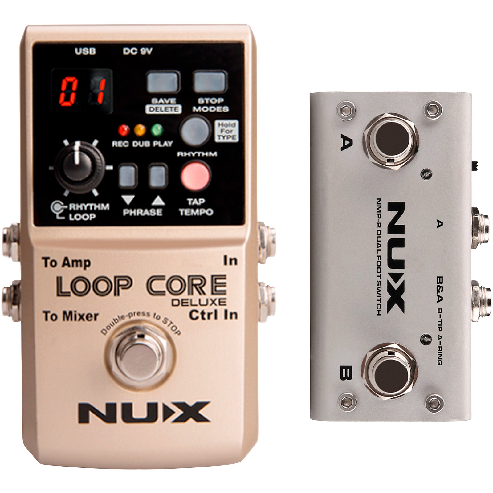 Nux Loop Core Deluxe Looper Pedal Guitar Center