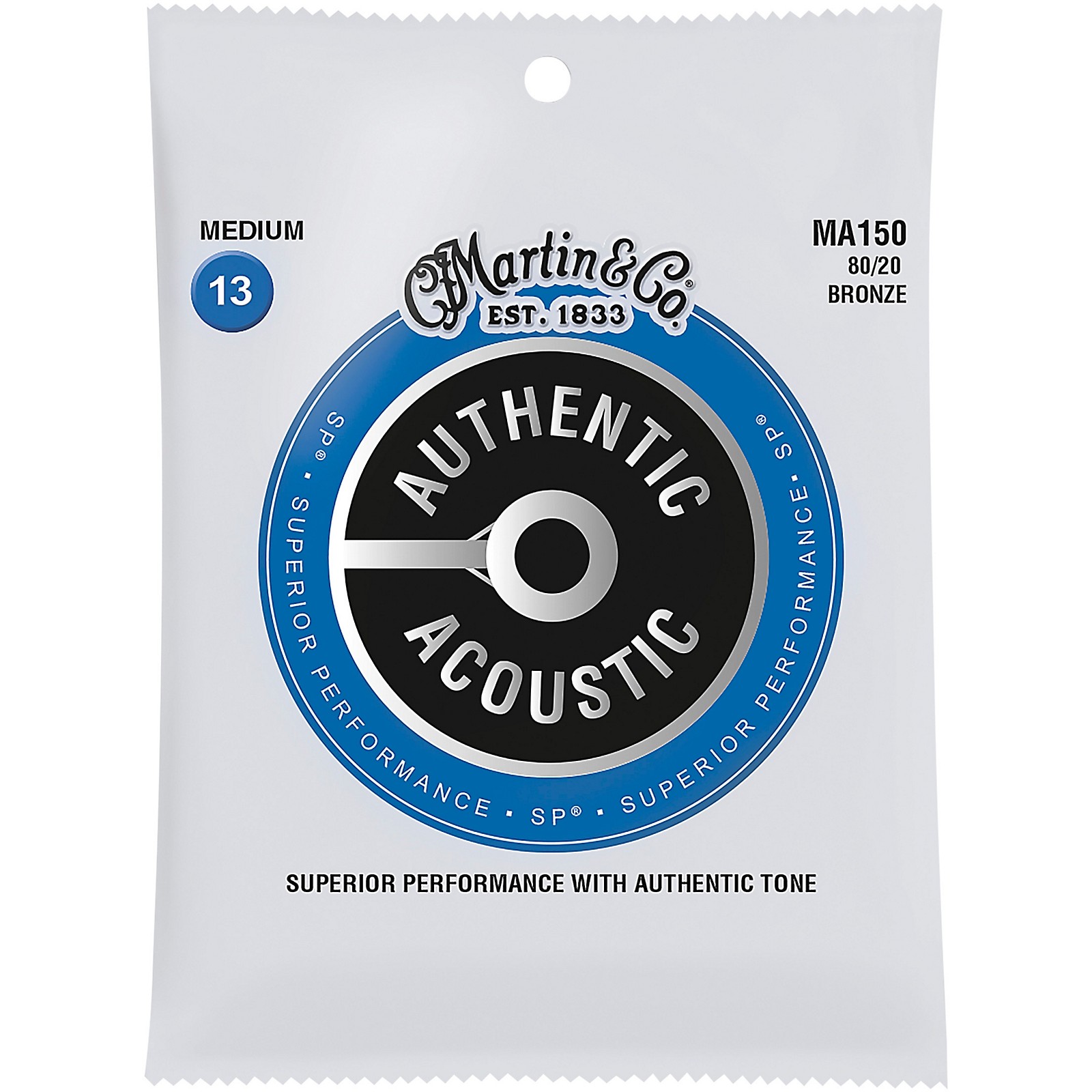 Martin Ma150 Sp 80 Bronze Medium Authentic Acoustic Guitar Strings Guitar Center