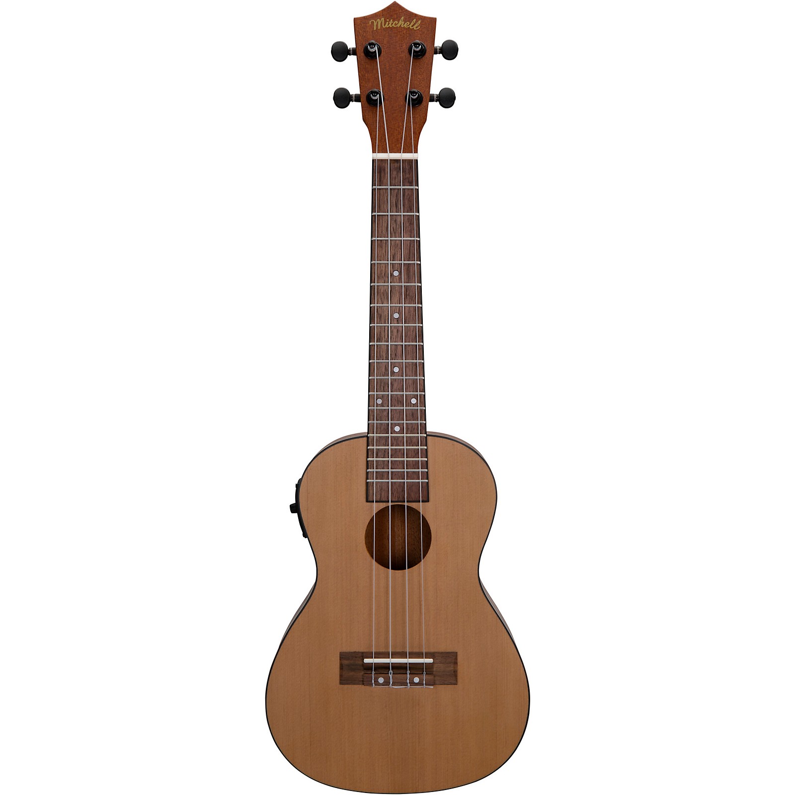 Mitchell Mu50se Acoustic Electric Concert Ukulele With Solid Cedar Top Guitar Center