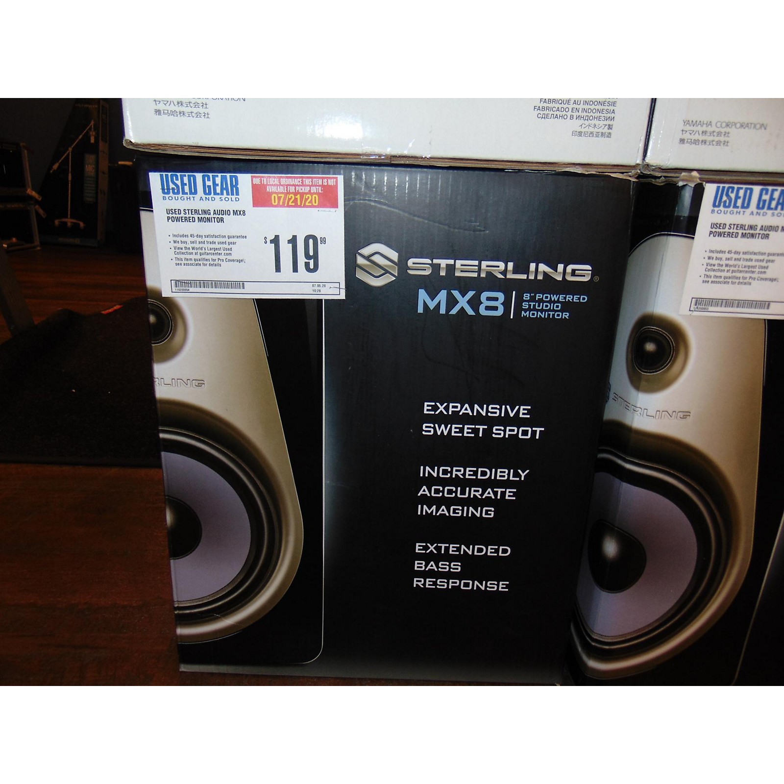 guitar center used studio monitors