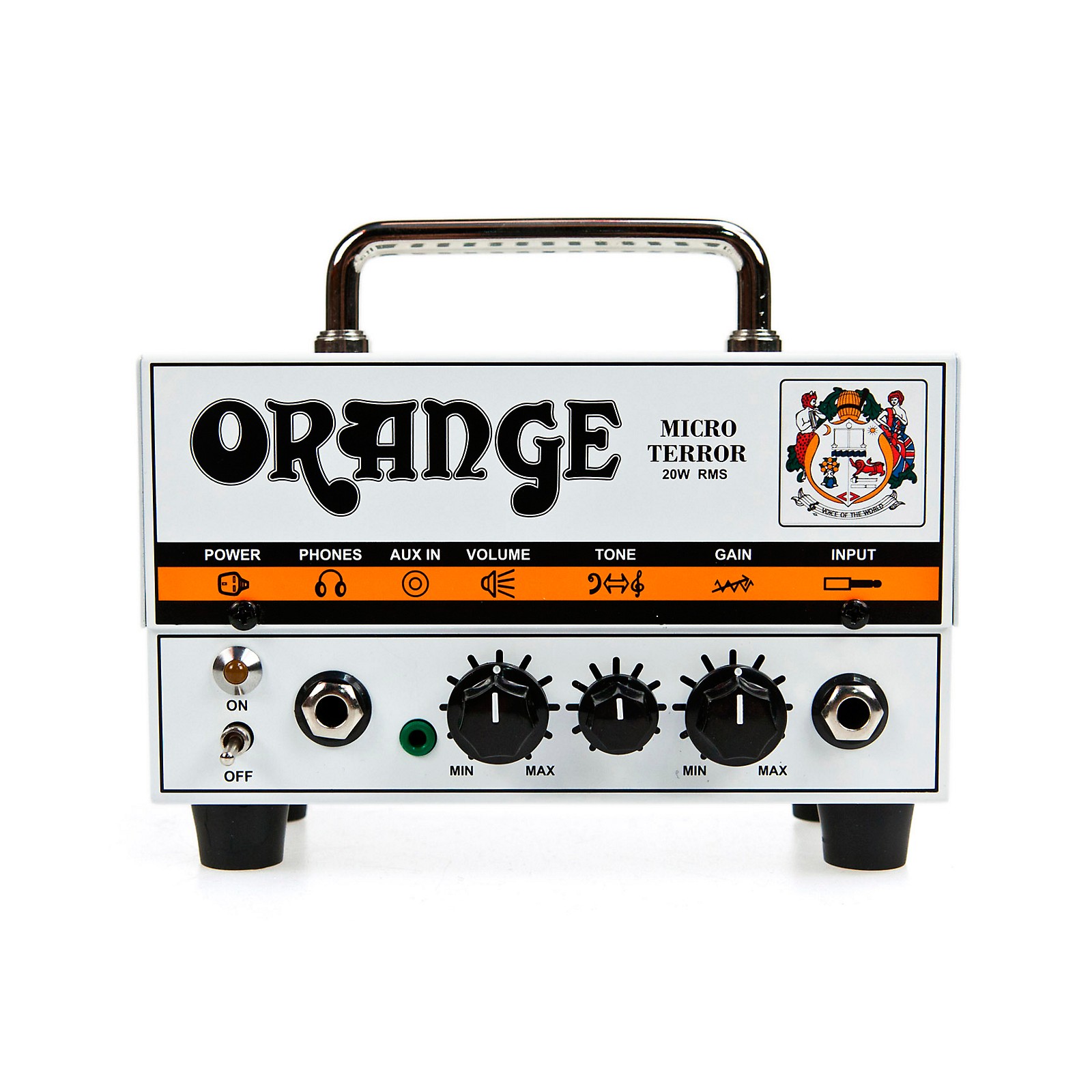 Orange Amplifiers Micro Terror Mt20 20w Hybrid Guitar Amp Head Guitar Center [ 1600 x 1600 Pixel ]