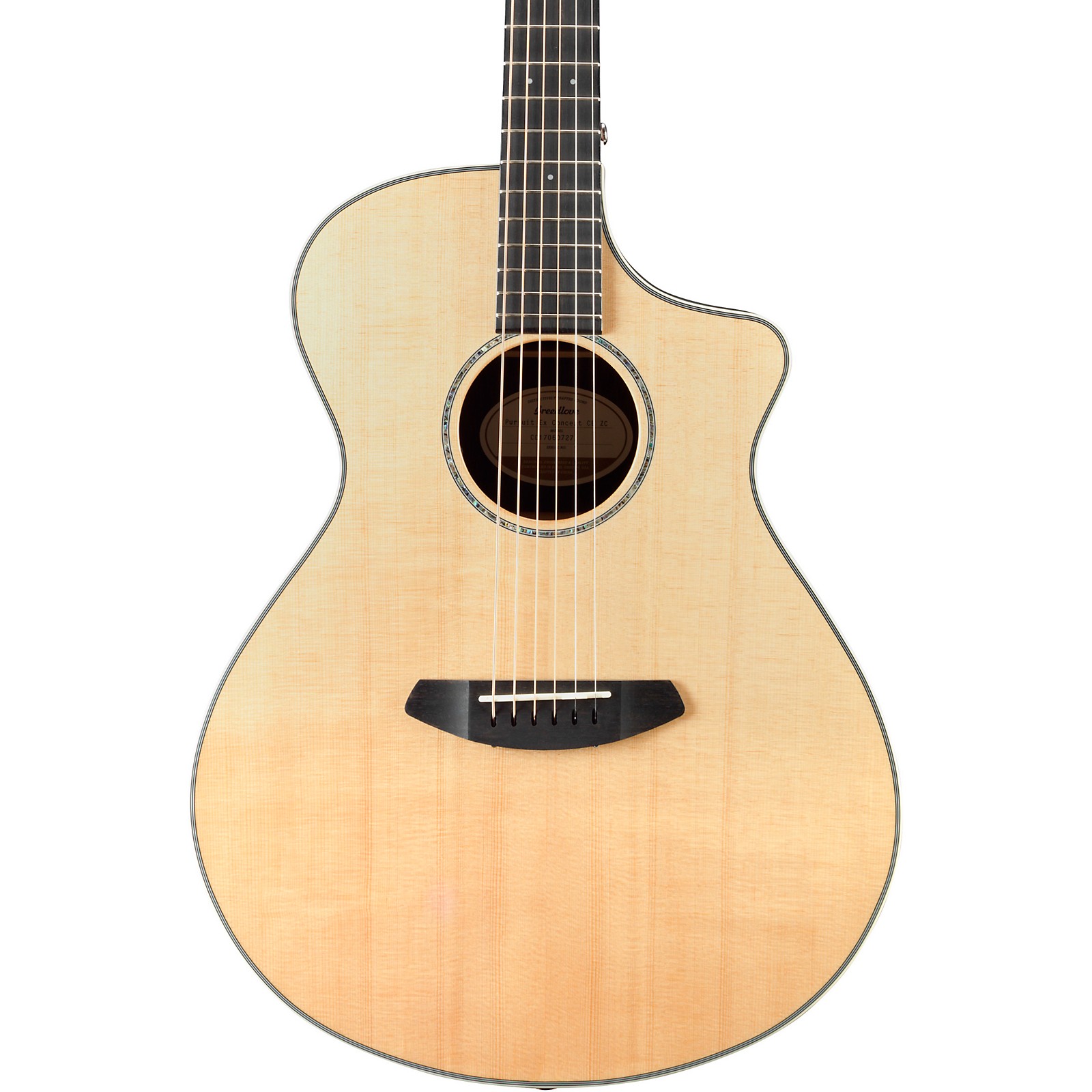 Breedlove Pursuit Concert Cutaway Ce Sitka Ziricote Acoustic Electric Guitar Guitar Center