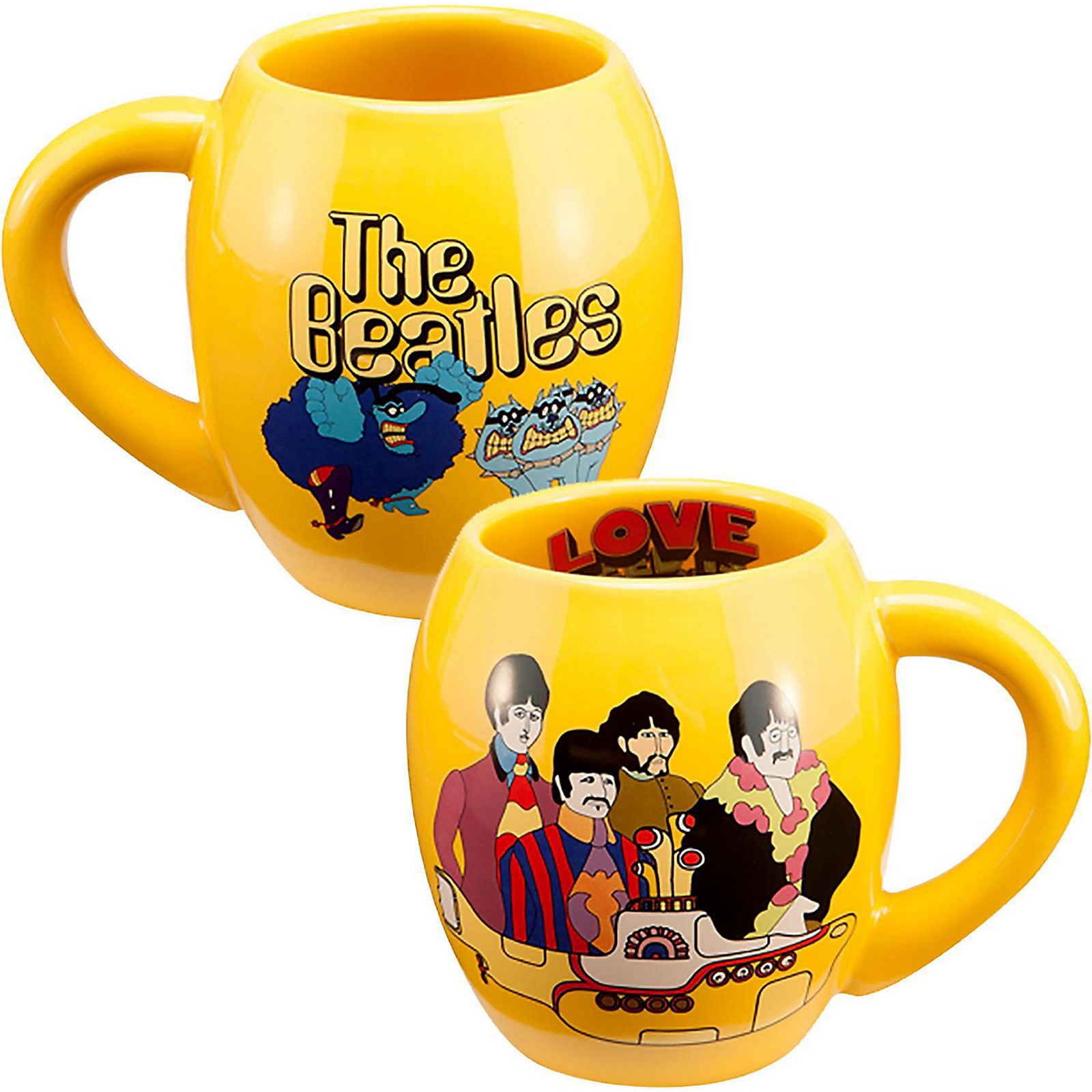 Download Vandor The Beatles Yellow Submarine 18 Oz Oval Ceramic Mug Guitar Center