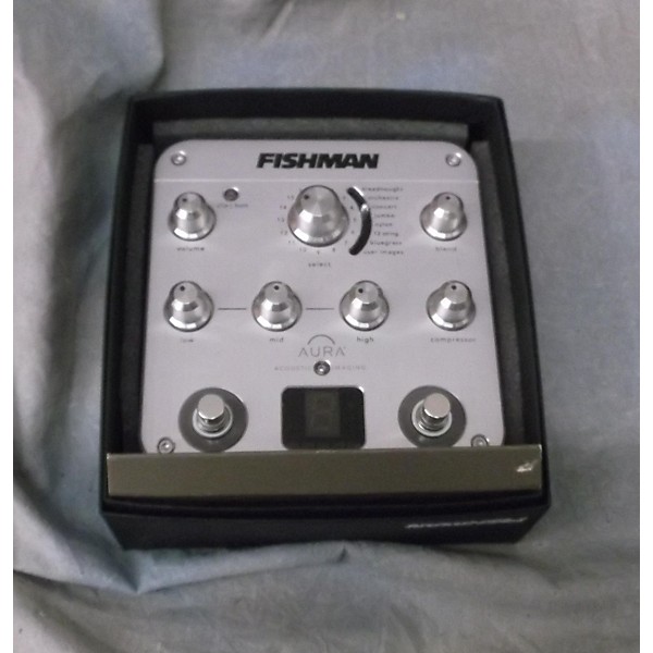 Used Fishman Proaurspc Aura Spectrum Chrome Silver Pedal