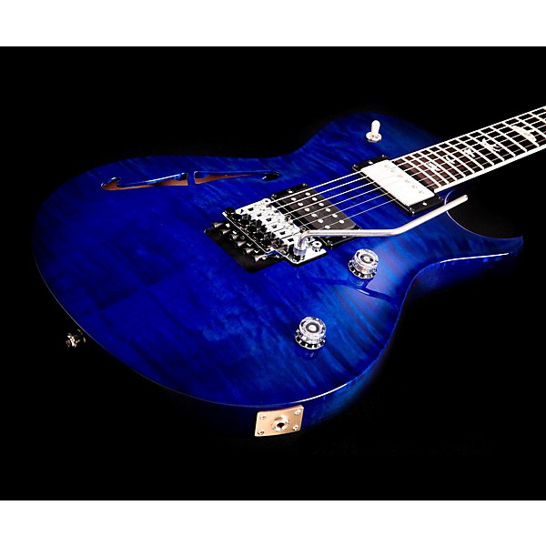 PRS NS-14 Neal Schon Signature Flame Top Electric Guitar with Floyd Rose Royal Blue