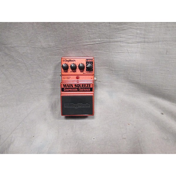 Used DigiTech Main Squeeze Salmon Effect Pedal