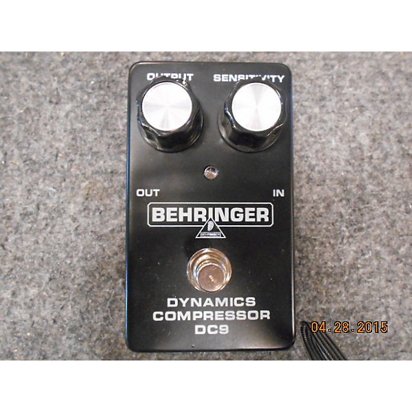 Used Behringer Dynamics Compressor Dc9 Effect Pedal