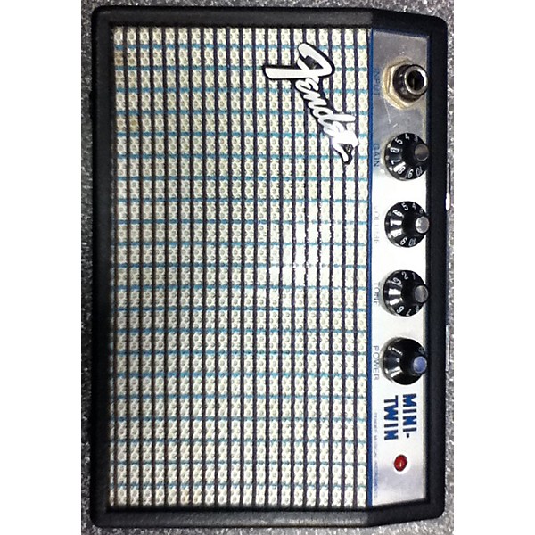 Used Fender LIMITED EDITION SILVERFACE MINI-TWIN Black Battery Powered Amp