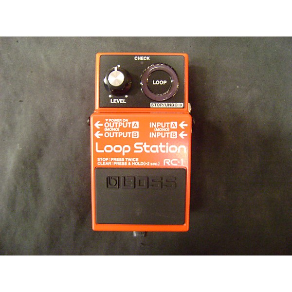 Used BOSS RC1 Loop Station Red Pedal