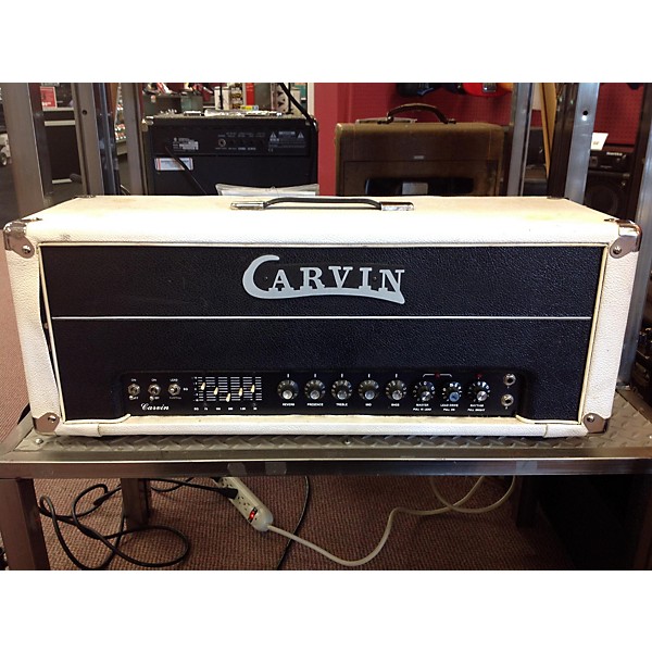 Used Carvin X100B White Tube Guitar Amp Head