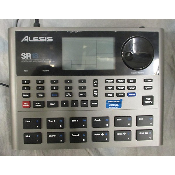 Used Alesis SR18 Drum Machine