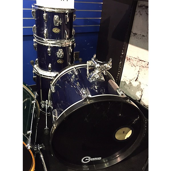 Used 4 Piece SWINGSTAR Midnight Blue Drum Kit