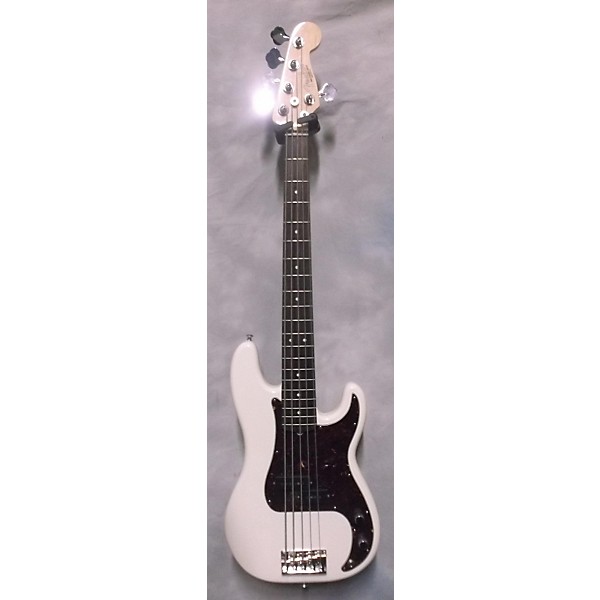 Used Fender American Standard Precision Bass V Olympic White Electric Bass Guitar