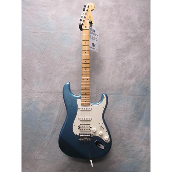 Used STRATOCASTER MIM Blue Solid Body Electric Guitar