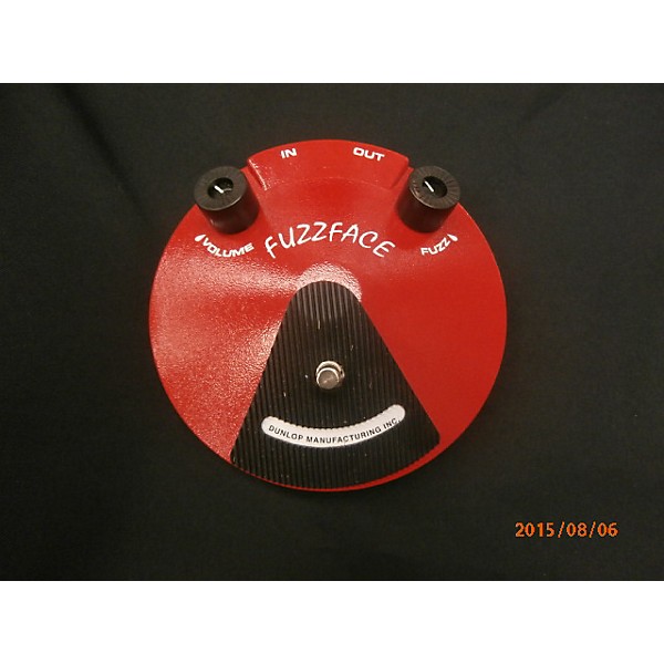 Used Dunlop Fuzz Face Red Effect Pedal