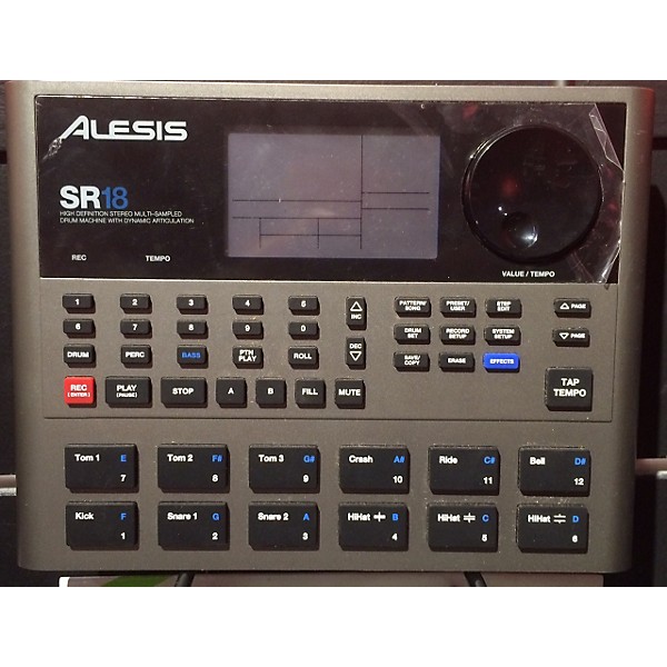 Used Alesis SR18 Drum Machine