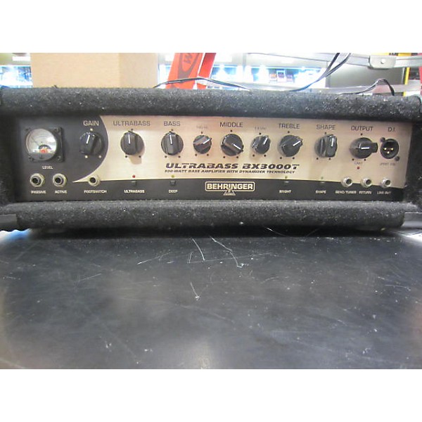Used Behringer ULTRA BASS BX3000T Bass Amp Head