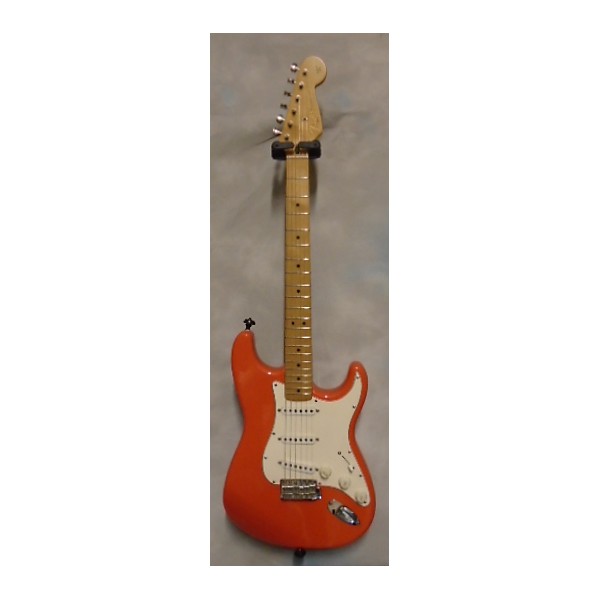 Used California Series Stratocaster Fiesta Red Solid Body Electric Guitar